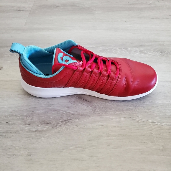 K-Swiss chili red leather sneakers - Picture 9 of 13